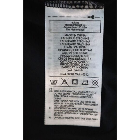 Adidas Originals HT5987 Women's Sz XL Black Snake Print Windbreaker Jacket - Picture 6 of 9